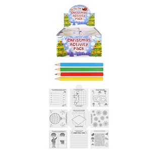 SET DE ACTIVITĂȚI DE CRĂCIUN PENTRU COPII &ndash; PLANȘE DE COLORAT, GHICITORI, CREIOANE ETC. (36 buc.)