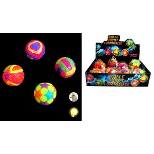 Minge săltăreață luminoasă cu țepi (12 buc.)