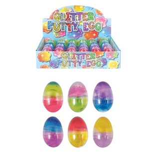 OU CU PLASTILINĂ SCLIPICI &Icirc;N DISPLAY (24 buc)