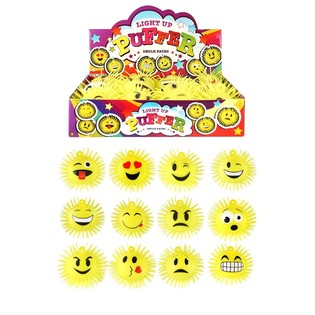 Mingi Puffer Luminoase Smili &icirc;n Display (12 buc.)