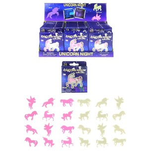 UNICORNI FOSFORESCENȚI PENTRU TAVAN &Icirc;N DISPLAY (24 buc.)
