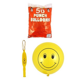 BALOANE ELASTICE SMILEY (50 buc.)