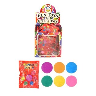 PLASTILINĂ SĂLTĂREAȚĂ &Icirc;N PUNGI CADOU &Icirc;N DISPLAY (60 buc.)