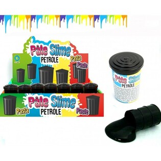 Slime Negru &icirc;n Butoi (80g) &icirc;n Display (24 buc.)