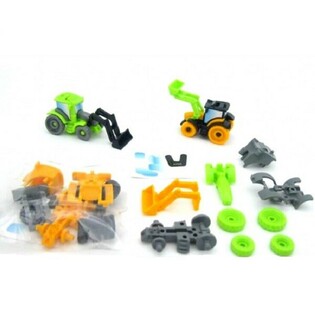CONSTRUIEȘTE-ȚI PROPRIUL TRACTOR 3D (48 buc.)