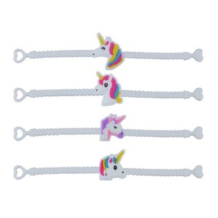 BRĂȚĂRI DIN SILICON CU UNICORN PENTRU COPII (100 buc.)
