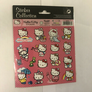 FOI MARI DE AUTOCOLANTE HELLO KITTY, 20x16 cm (10 buc.)