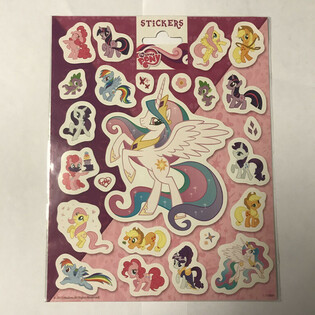 Foi mari de autocolante My Little Pony, 20x16 cm (10 buc.)