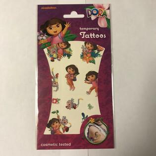 SET TATUAJE TEMPORARE: DORA, 20 x 10 cm (10 buc.)