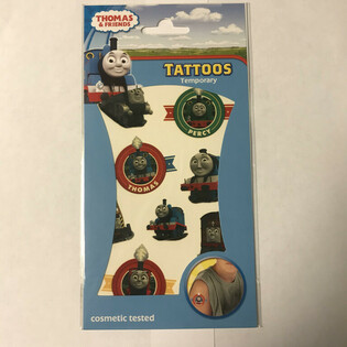 SET TATUAJE TEMPORARE: LOCOMOTIVA THOMAS, 20 x 10 cm (10 buc.)