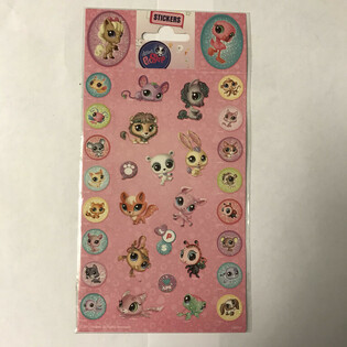 Stickere Little PetShop, 20 x 10 cm (10 buc.)