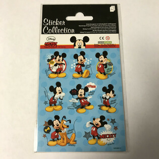 FILĂ AUTOCOLANTE: DISNEY MICKEY MOUSE, Dim. 16 x 9 cm (10 buc.)