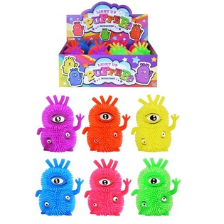 MONȘTRI PUFFER LUMINOȘI CU 3 OCHI &Icirc;N DISPLAY (12 buc.)
