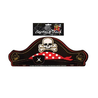 Pălărie Pirați CAPTAIN JACK (1 Sac &agrave; 6 buc.)