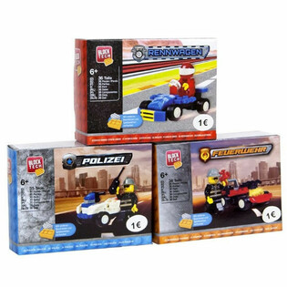 Vehicule din blocuri de construcție Block Tech Mix (9 buc.)