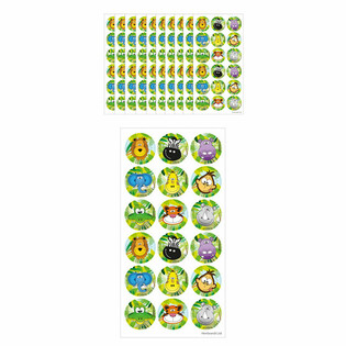 ABȚIBILDURI FUN &ndash; JUNGLE 18 ABȚIBILDURI PE COALĂ (10 buc.)