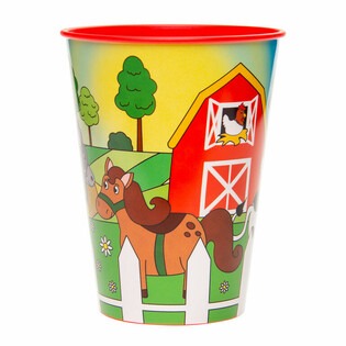PAHAR PENTRU BĂUTURI / &Icirc;NGHEȚATĂ ANIMALE DE FERMĂ - 260 ML (12 buc.)