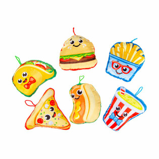 Mix Jucării de Pluș Fast Food - 14 cm (24 buc.)