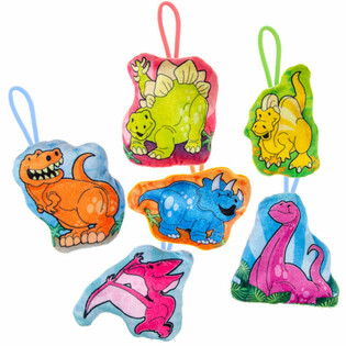 MIX DINOZAURI DIN PLUȘ - 13.5 Cm. (24 buc.)