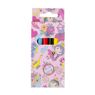 Set de 6 creioane colorate - Prințesă (24 buc.)