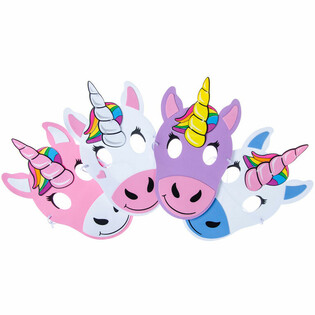 Mască Unicorn din Spumă (24 buc.)