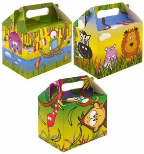 Cutie Meniu Copii &ndash; Junglă &ndash; 14 x 9,5 x 18 cm (12 buc.)
