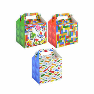 CUTIE MENIU &ndash; BLOCURI DE CONSTRUCȚIE &ndash; 14 x 9.5 x 18 Cm (24 buc.)