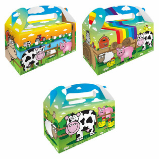 Cutie Meniu &ndash; Fermă &ndash; 22.5 x 9.5 x 18 cm (12 buc.)