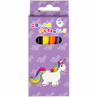 SET 6 CREIOANE COLORATE - UNICORN (24 buc.)