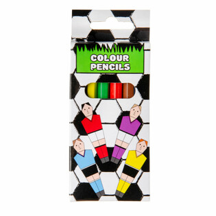 Set Creioane Colorate 6 Piese - Fotbalist (48 buc.)