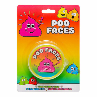 Slime Lipicios Căcuță Smiley pe Card (12 buc.)