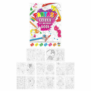 Carte de Colorat după Numere pentru Fete (48 buc.)