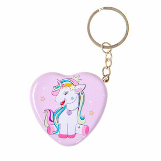 BRELOC CU CUTIE METALICĂ UNICORN (24 buc.)