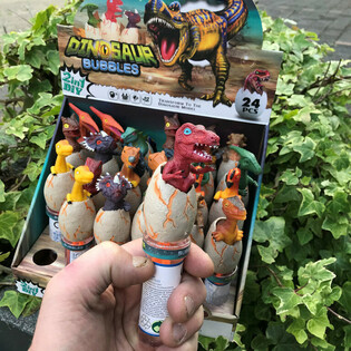 Baghete Baloane de Săpun Dinozaur 3D (24 bucăți &icirc;n display)