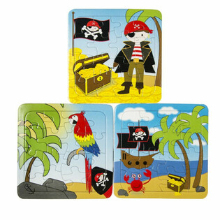 Mix Puzzle Pirați - 14 x 14 cm (50 Bucăți)