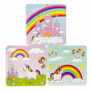 MIX Puzzle Unicorn - 14 x 14 cm (50 buc.)