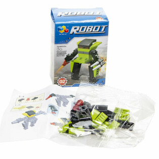 Cărămizi de Construcție Roboți (12 bucăți &icirc;n Display)
