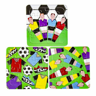 MIX PUZZLE FOTBAL - 14 x 14 cm (50 bucăți)