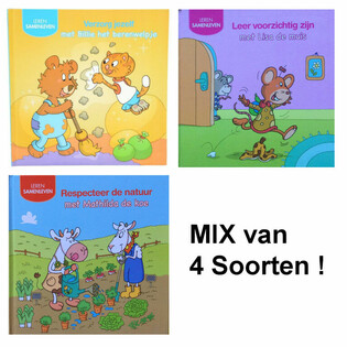 Mix Cărȑi Educative pentru Copii - Să &Eacute;nvăȑăm să Trăim &Eacute;mpreună (12 buc)