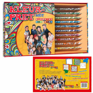 KINDEREN VOOR KINDEREN - Set de desenat și colorat (6 buc.)