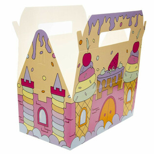 Cutie Meniu Copii Castelul de Gheață - 22,5 x 12 x 9,5 cm (24 buc.)