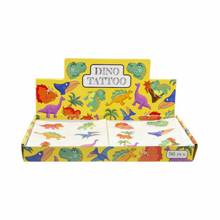 Display Tatuaje Temporare Dinozauri (96 Bucăți)