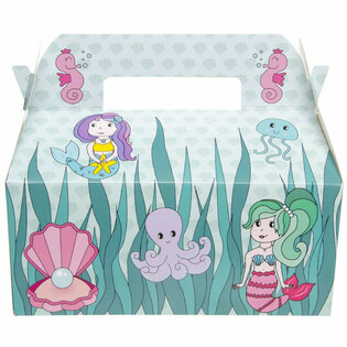 Cutie Meniu Copii Sirena - 22,5 x 12 x 9,5 cm (24 buc.)