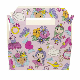 Cutie Meniu Prințesă - Cutii Meniu Copii - 22,5 x 12 x 9,5 cm (24 buc.)