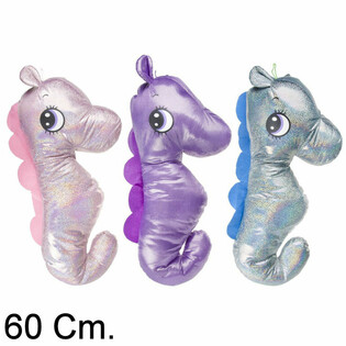 Căluț de Mare Uriaș din Pluș, 60 cm - Mix Culori (6 buc.)