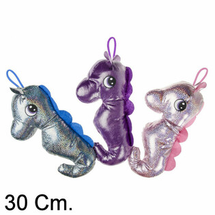 Căluț de mare din pluș, 30 cm - Mix culori