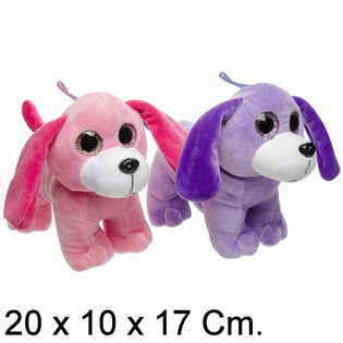 C&acirc;ini de Pluș Drăguți - 20 cm - Mix Culori (6 bucăți)