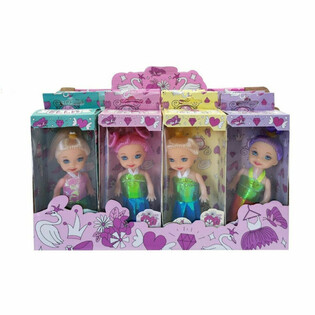 Păpuși Mici Ellis &icirc;n Cutie și Display (16 buc.)