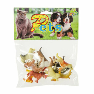 Set 12 Figurine de Jucărie C&acirc;ini și Pisici