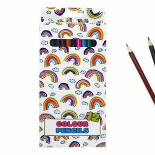 Set mare de 12 creioane colorate